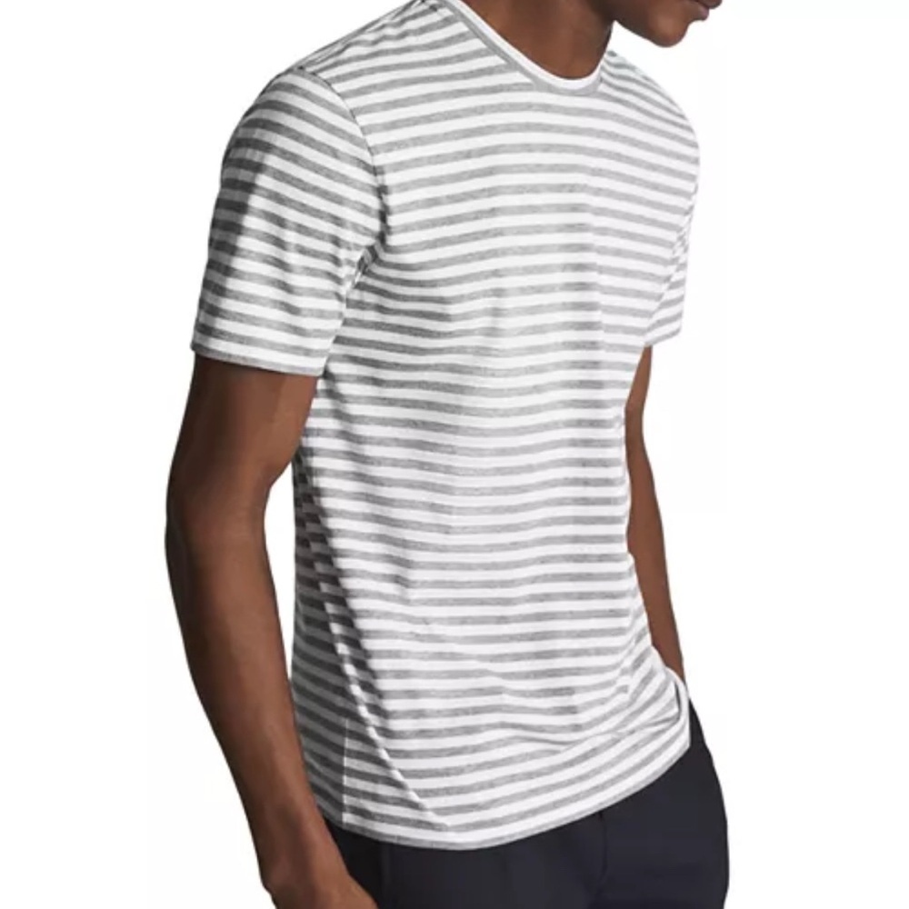 Gray Striped Men's Shirt